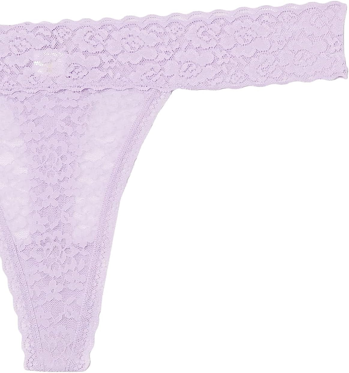 Essentials Women'S Lace Stretch Thong Underwear, Pack of 4