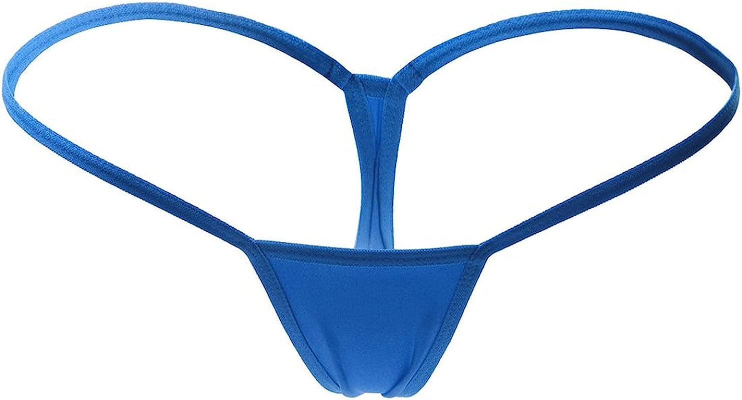 ETAOLINE Women'S Low Rise Micro Back G-String Thong Panty Underwear Royalblue / Small