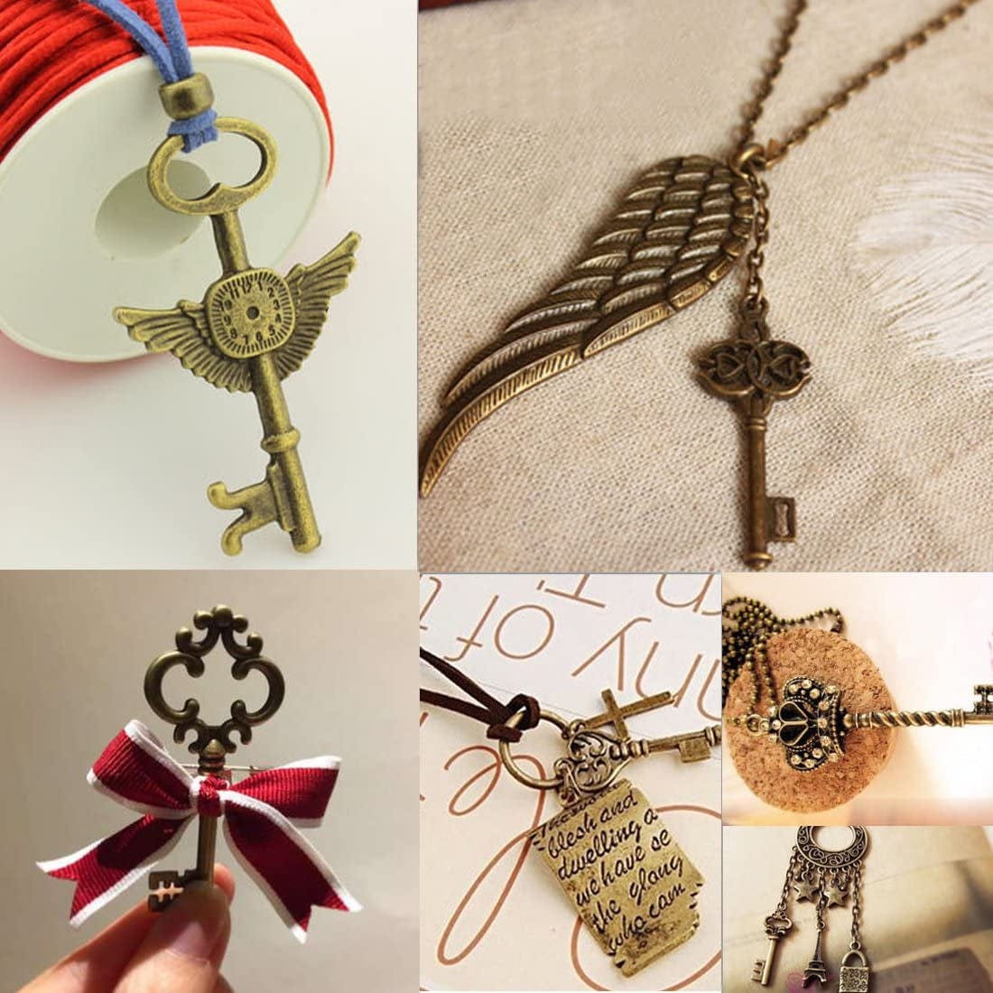 Extra Large Antique Skeleton Keys for Wedding Decoration Favor Handwork Gift Santa'S Key