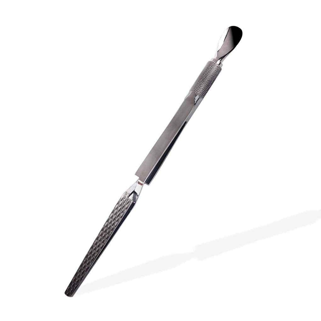 SILPECWEE 1 Pcs Colorful Stainless Steel Nail Art Pincher Cuticle Pusher False Nail Shaping Tweezers Multi-Function Manicure Tools Health & Beauty > Personal Care > Cosmetics > Cosmetic Tools > Nail Tools SILPECWEE No3