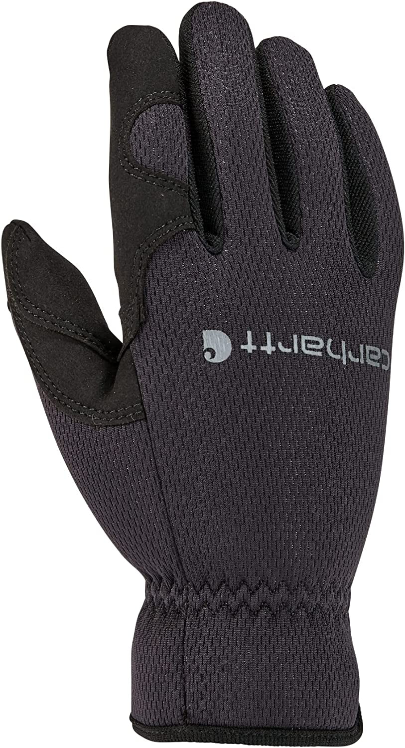 Carhartt Women'S Flex Breathable Spandex Work Glove Apparel & Accessories > Clothing Accessories > Gloves & Mittens Carhartt Black Medium