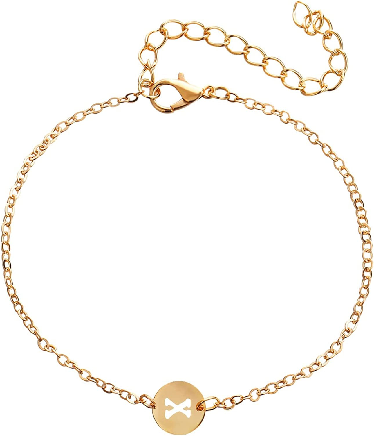 Fashion Bracelet Necklaces for Women Men Personalized 26 Initial Bracelet Copper Heart Letter Woven Bracelet Dainty Heart Link Bracelet Punk Style Hip Hop Armband Jewelry Gifts Apparel & Accessories > Jewelry > Bracelets Generic 1A-X One Size