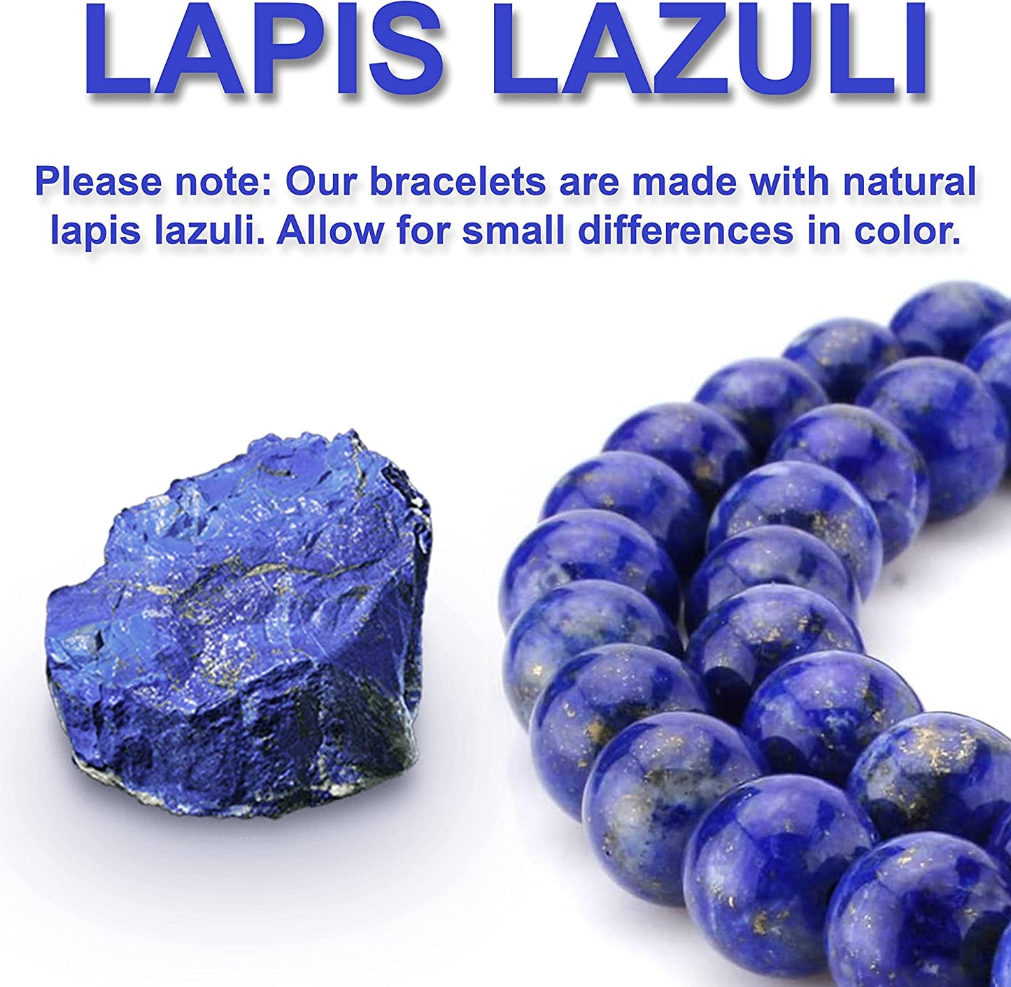 OLGAS GEMS 65Th Birthday Milestone Bracelet & Meaningful Message Card for Women - Beautiful and Sentimental Birthday Gifts for 65 Year Old Woman Made with Natural Lapis Lazuli Stones Apparel & Accessories > Jewelry > Bracelets OLGAS GEMS