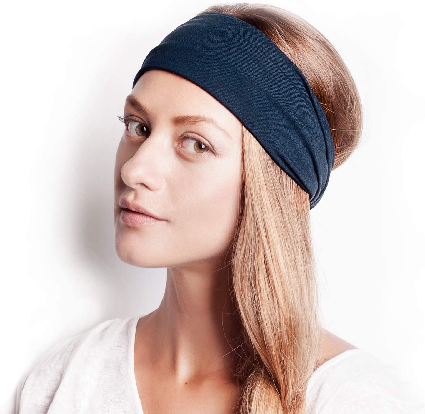 BLOM Original Headbands for Women Wear for Yoga, Fashion, Working Out, Travel or Running Multi Style Apparel & Accessories > Clothing Accessories > Headwear BLOM Navy
