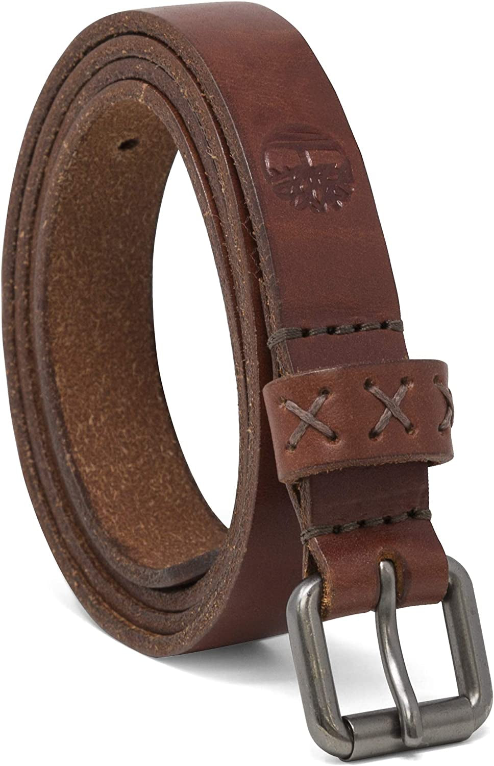 Timberland Women'S Casual Leather Belt for Jeans Apparel & Accessories > Clothing Accessories > Belts Timberland Brown (Skinny) Large (33-37)