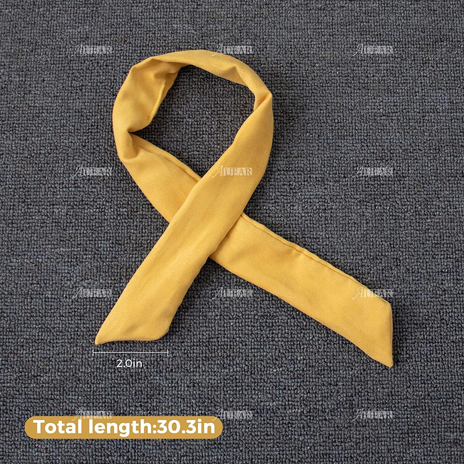 AUEAR, 9 Pack Solid Color Twist Bow Headband Wired Hair Tie Wire Headbands Rabblte Ear Bow Head Wraps for Women Girls Hair Accessories Apparel & Accessories > Clothing Accessories > Bandanas & Headties AUEAR