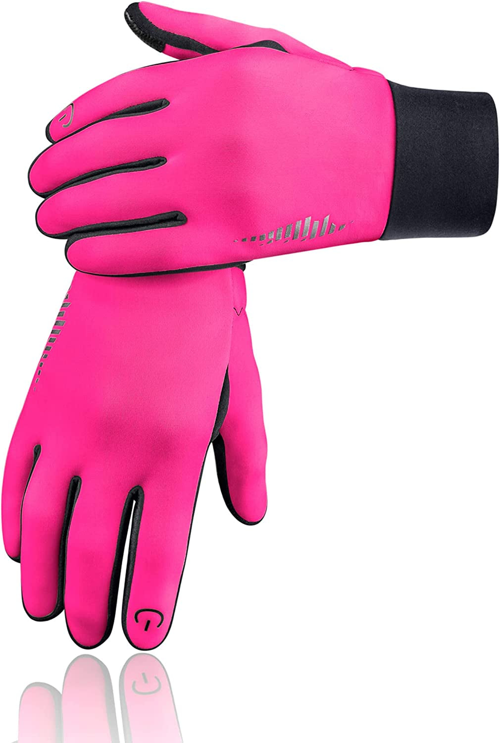 SIMARI Winter Gloves Men Women Touch Screen Glove Cold Weather Warm Gloves Freezer Work Gloves Suit for Running Driving Cycling Working Hiking 102 Apparel & Accessories > Clothing Accessories > Gloves & Mittens SIMARI Rose Large