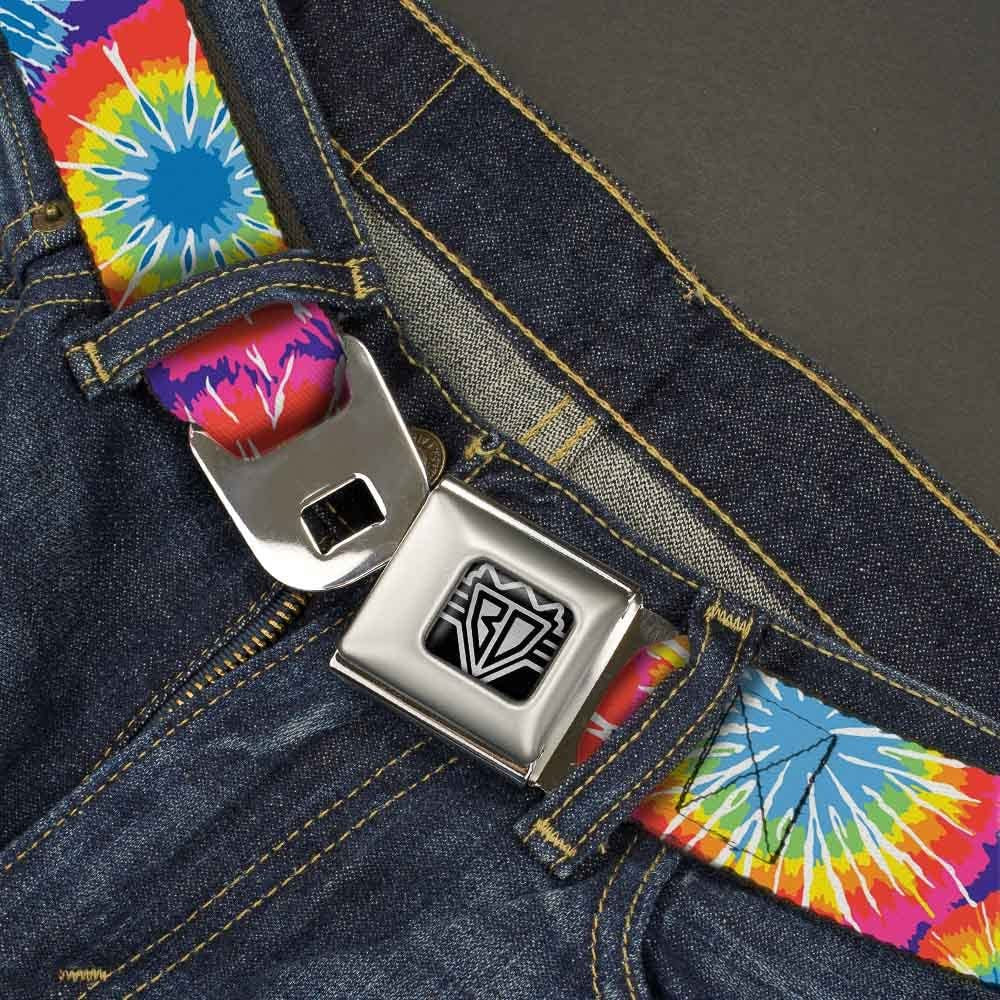 Buckle-Down Seatbelt Belt - 70'S Tie Dye - 1.5" Wide - 32-52 Inches in Length Apparel & Accessories > Clothing Accessories > Belts Buckle-Down