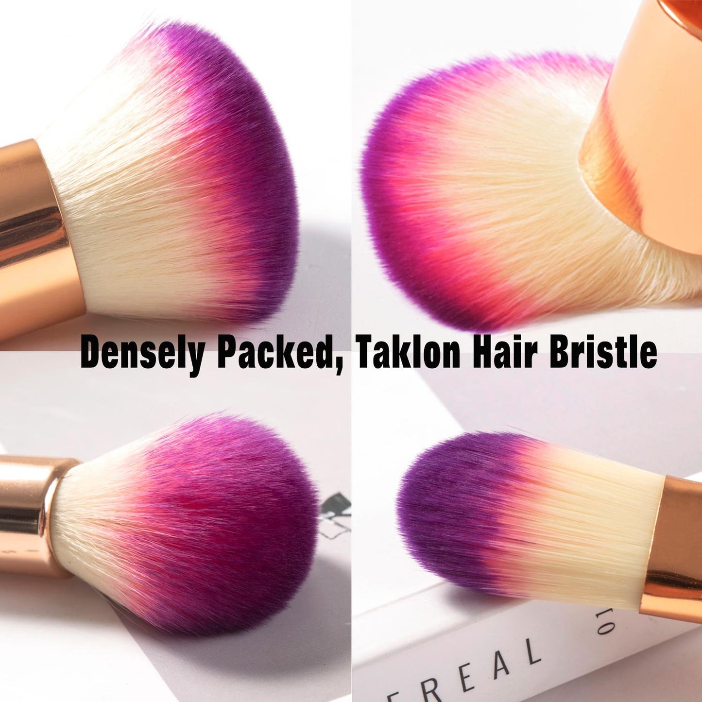 JAF 26Pcs Professional Large Pink Purple Makeup Brushes Set with Storage Case Vegan Synthetic Make up Brushes Set in Gold Bag Holder Cruelty Free Cosmetic Big Makeup Brushes & Tools Kit for Eye Face Contour Foundation Highlighter… Health & Beauty > Personal Care > Cosmetics > Cosmetic Tools > Makeup Tools JAF