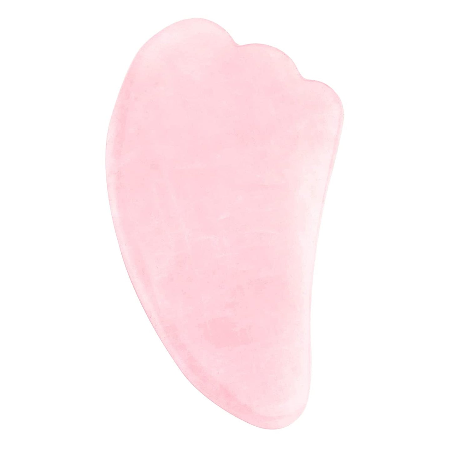 JOVIVI Natural Rose Quartz Stone Gua Sha Scraping Massage Tool, Wing-Shape Healing Crystal Guasha Board Facial Massager Traditional Scraper Tool Health & Beauty > Personal Care > Cosmetics > Cosmetic Tools > Skin Care Tools Jovivi A: Rose Quartz Stone