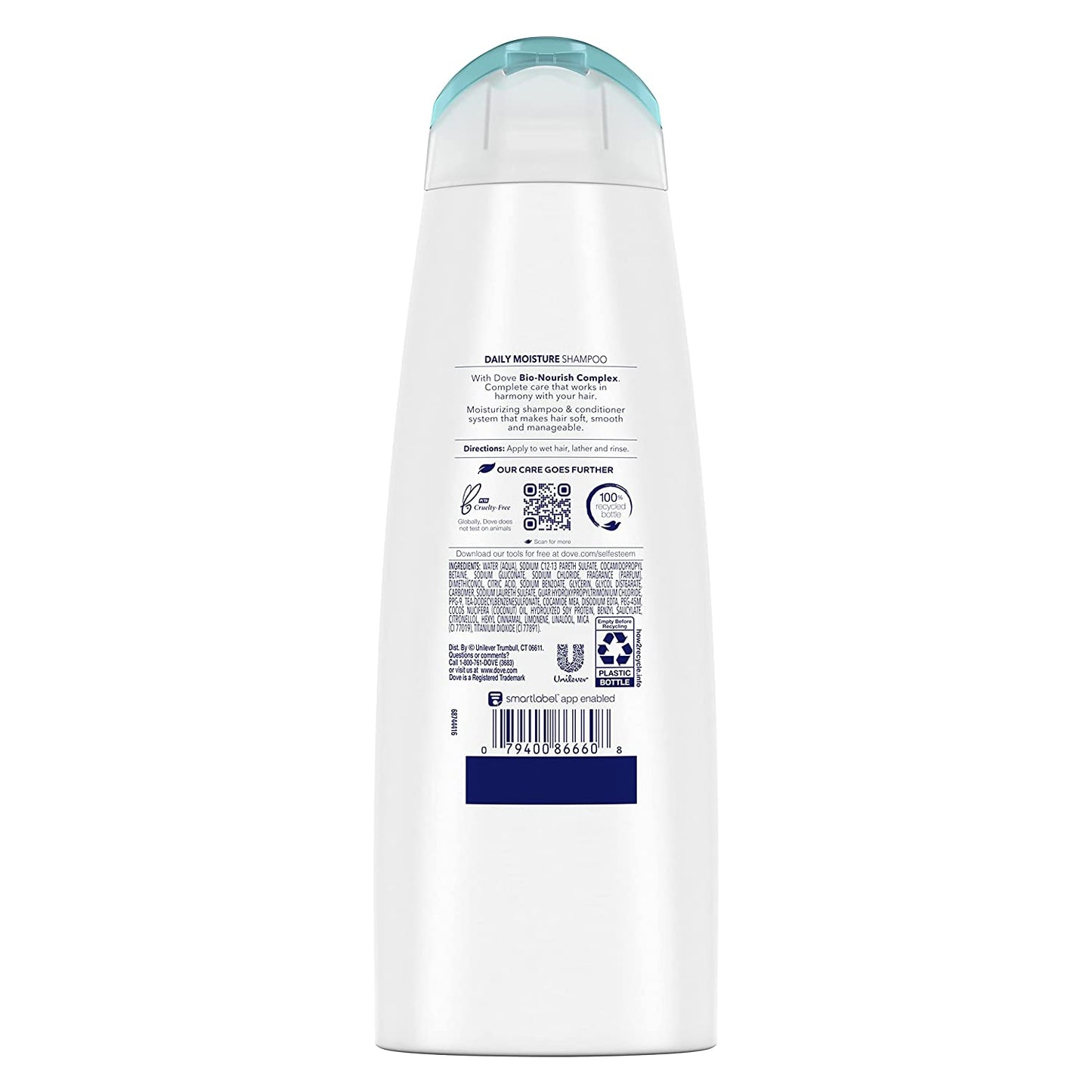 Dove Moisturizing Shampoo for Everyday Hair Care Daily Moisture Formulated with Bio-Nourish Complex for Manageable and Silky Hair 12 Oz Health & Beauty > Personal Care > Hair Care Dove