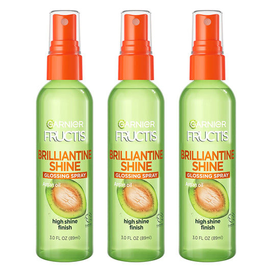 Garnier Hair Care Fructis Style Brilliantine Shine Glossing Spray, 3 Count Health & Beauty > Personal Care > Hair Care Garnier Sleek 3 Fl Oz (Pack of 3)