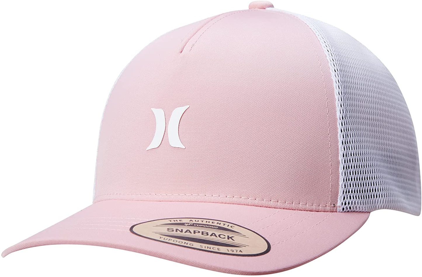 Hurley Women'S Curved Baseball Cap with Snap-Back Closure Apparel & Accessories > Clothing Accessories > Hats Hurley Pink Tint One Size