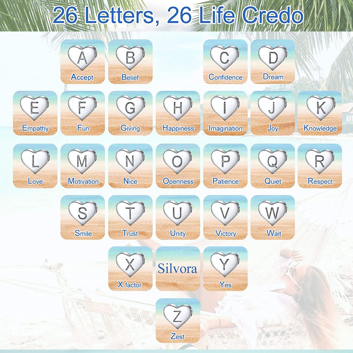 Silvora Sterling Silver Initial Anklets for Women, Teen Girls Foot Ankle Bracelet Letter Alphabet Anklets-Adjustable Chain with Gift Packaging Apparel & Accessories > Jewelry > Anklets Silvora