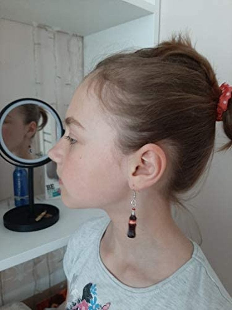 Fashion Creative Simulation Bottle Earrings for Minimalist Women Gift Jewelry