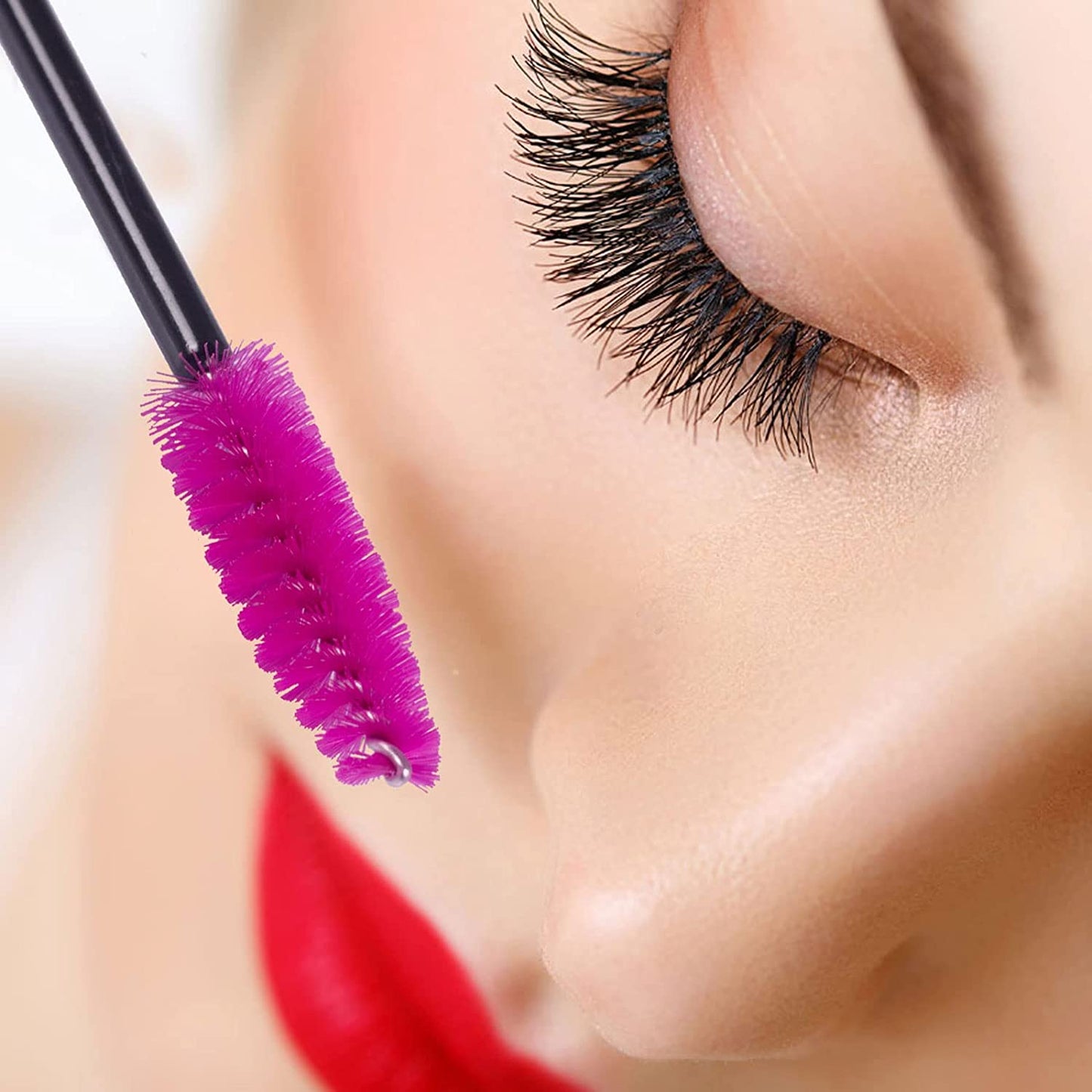 Disposable Mascara Wands 500PCS, Disposable Mascara Applicators Multicolored 10 Colors, ECBASKET Mascara Brushes, Eyelash Eyebrow Brushes, Cosmetic Brush Makeup Tools Kit Health & Beauty > Personal Care > Cosmetics > Cosmetic Tools > Makeup Tools ECBASKET