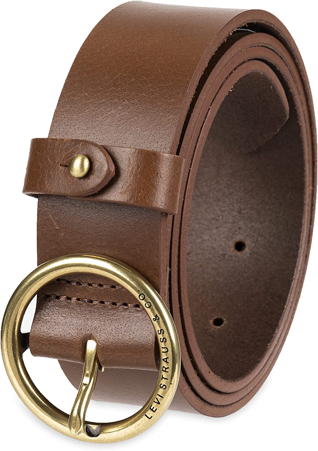 Levi'S Women'S Casual Leather Belt Apparel & Accessories > Clothing Accessories > Belts KYLIE MAX Tan Large
