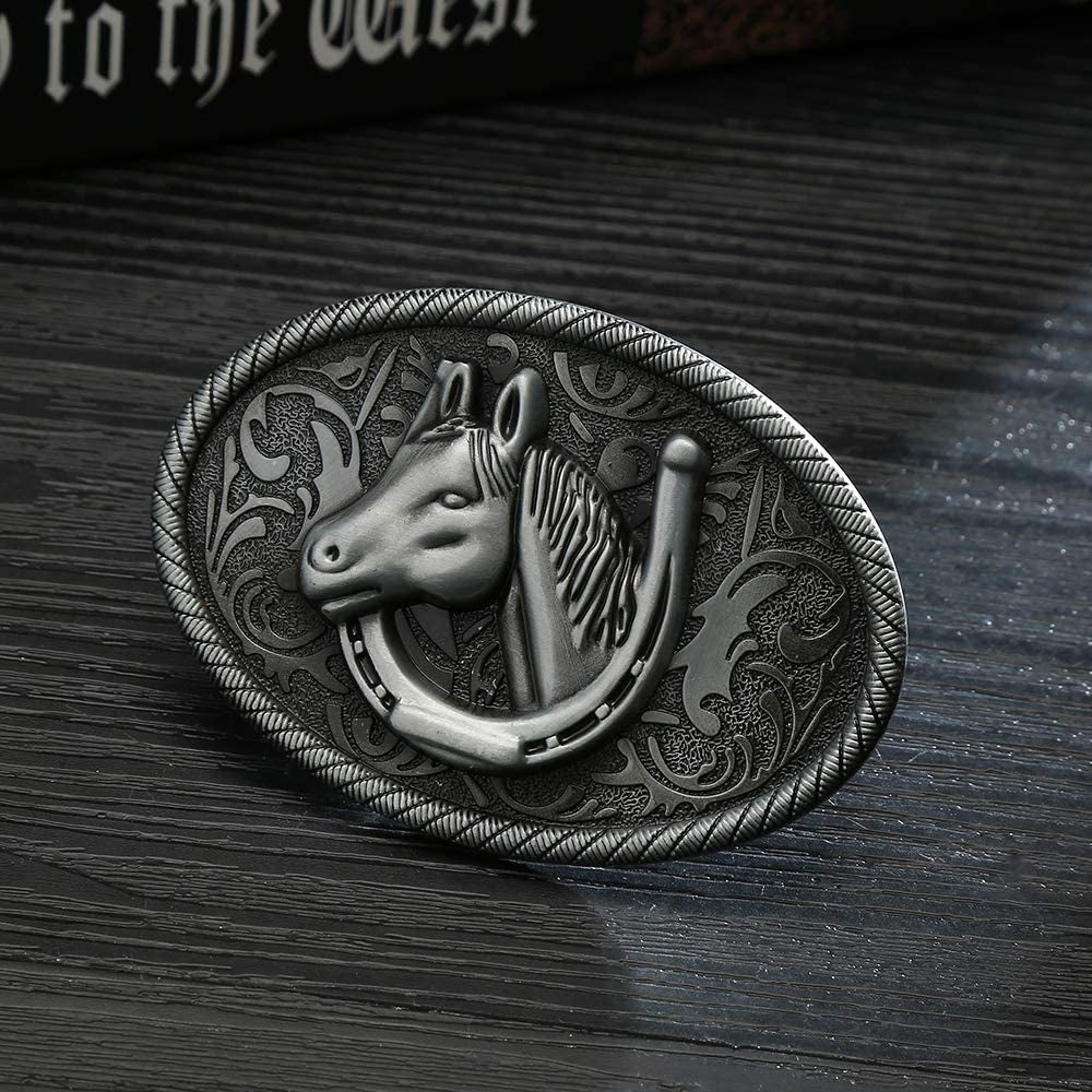 KDG Western Cowboy Belt Buckle for Belt Accessories Custom Buckle Apparel & Accessories > Clothing Accessories > Belt Buckles KDG