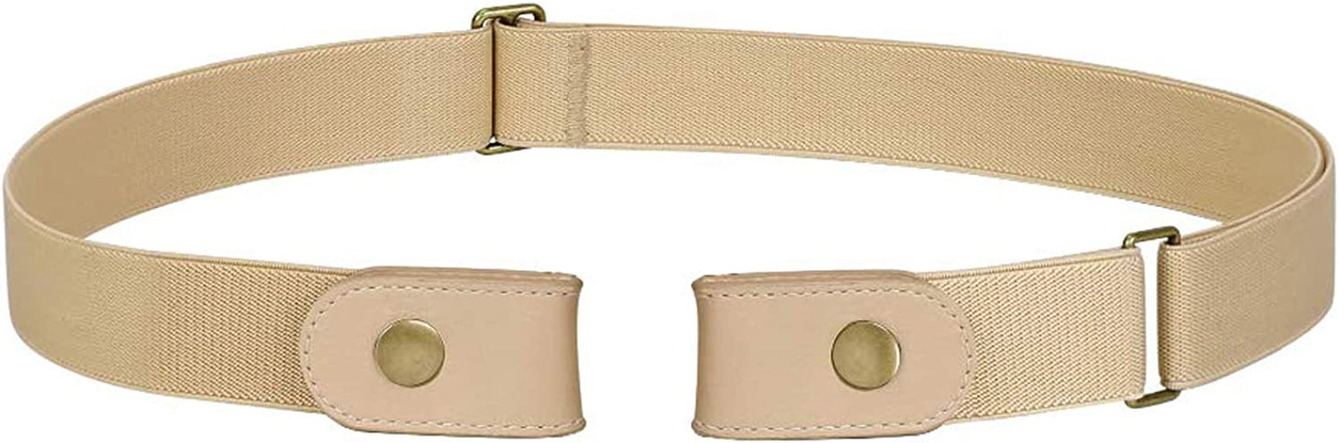 No Buckle Stretch Belt for Women Men Elastic Waist Belt up to 72 Inch for Jeans Pants Apparel & Accessories > Clothing Accessories > Belts WERFORU H-yellow Pants Size 31"-50"