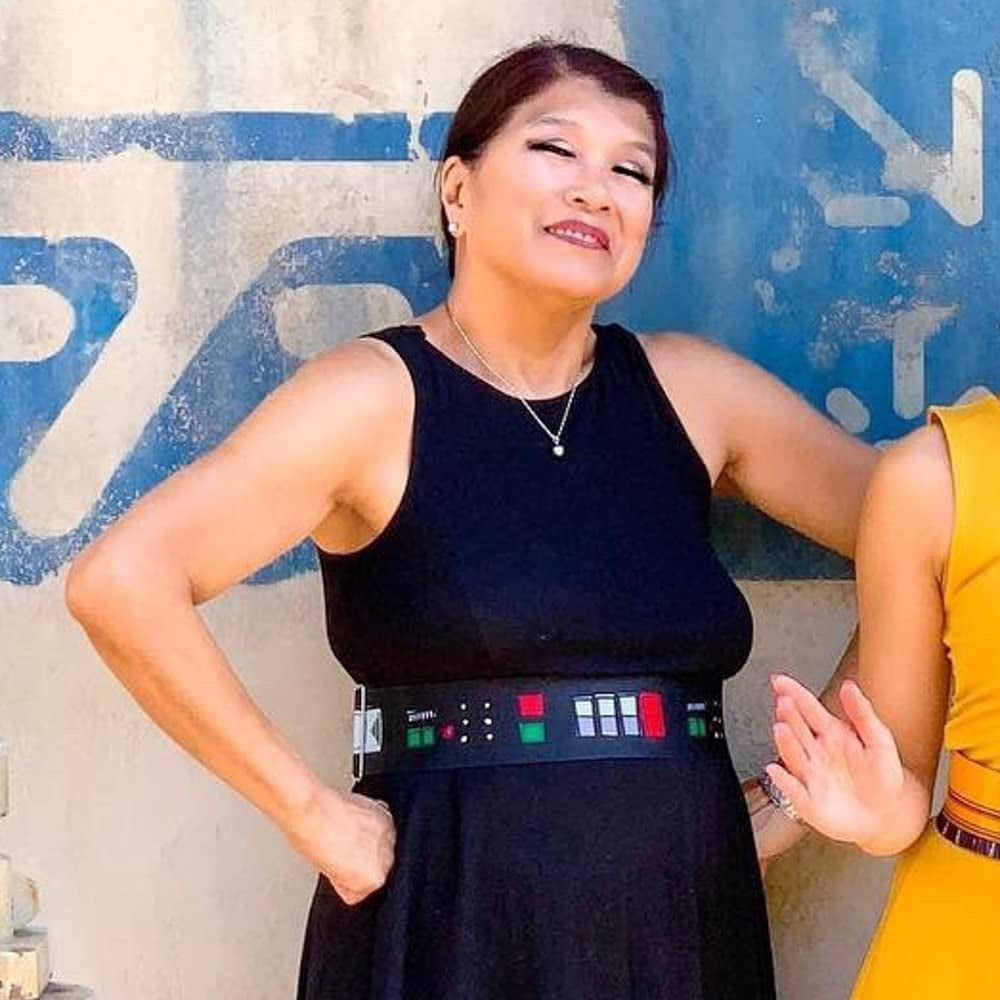 Buckle-Down Women'S Cinch Belt-Star Wars Darth Vader XL, 3" X 52" Apparel & Accessories > Clothing Accessories > Belts STAR WARS