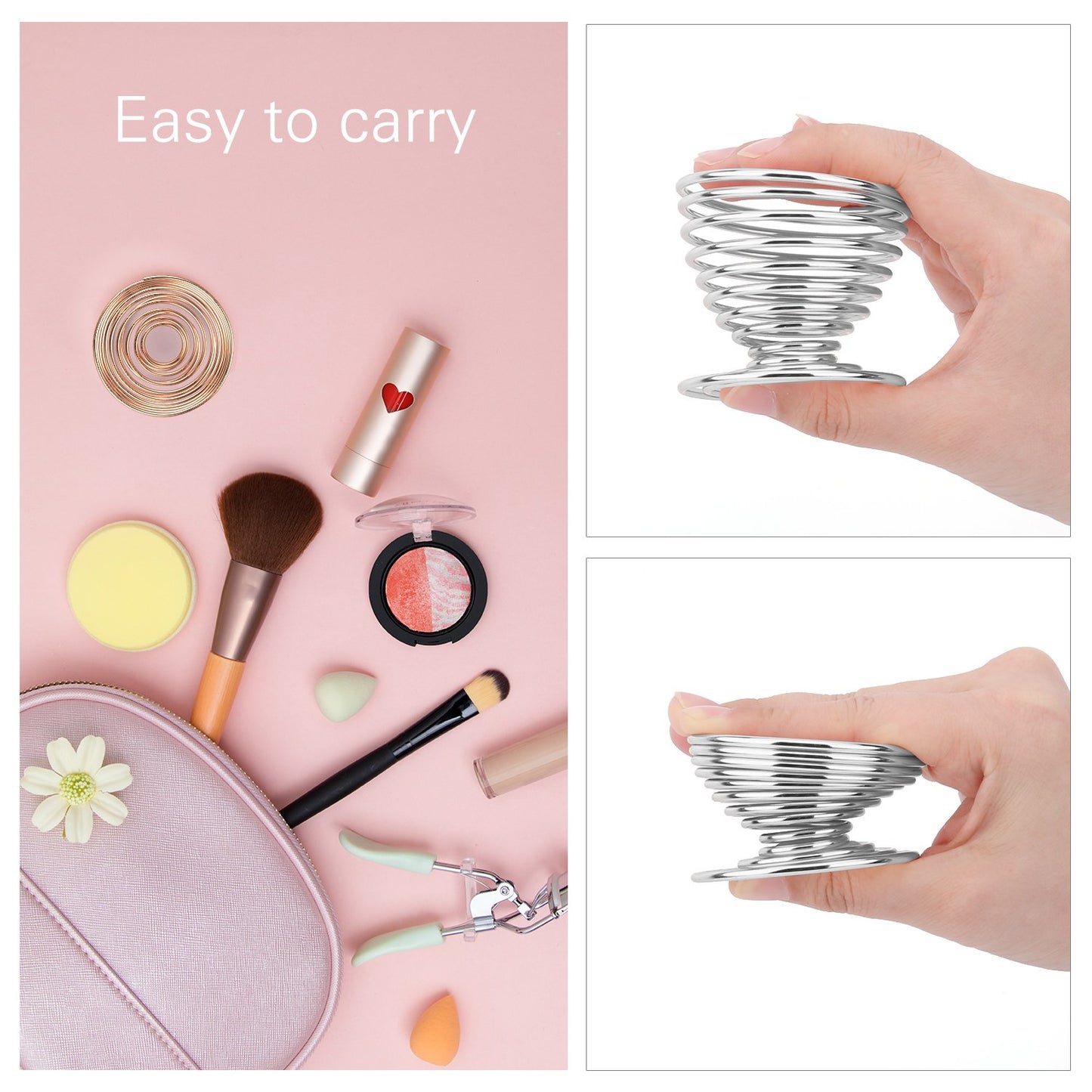 Luxspire Beauty Sponge Blender Holder, Sponge Makeup Blender Holder, Makeup Powder Puff Sponge Holder Beauty Tool Dryer Drying Rack Egg Powder Puff Display Stand - Silver Health & Beauty > Personal Care > Cosmetics > Cosmetic Tools > Makeup Tools Luxspire