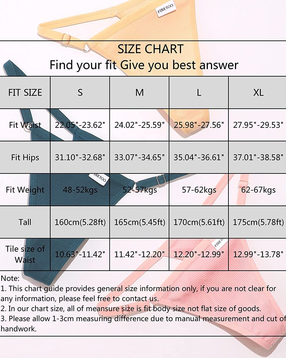 FINETOO 10 Pack Adjustable G String Thongs for Women Sexy Underwear Low Rise Womens Thong Cotton Panties for Ladies S-XL