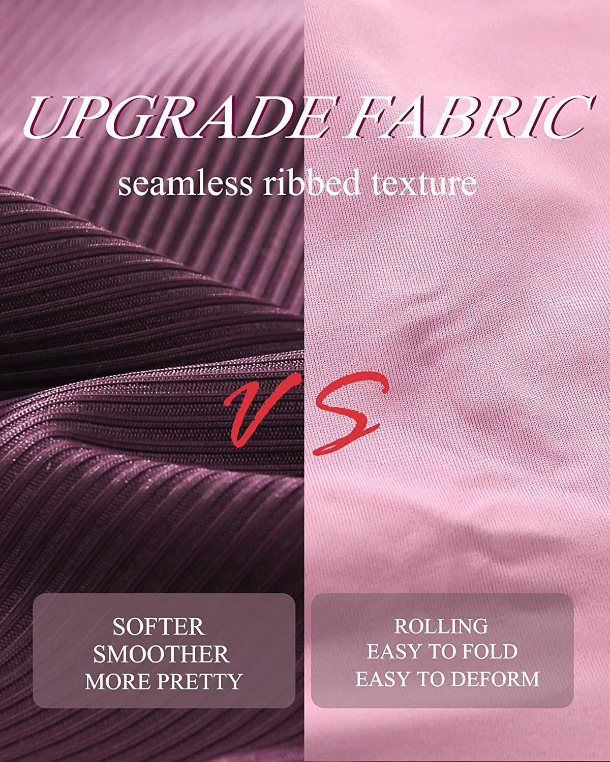 FINETOO Seamless Thongs for Women No Show Thong with Ribbed Soft Invisible Panties Womens Underwear Sexy 6 Pack XS-XL