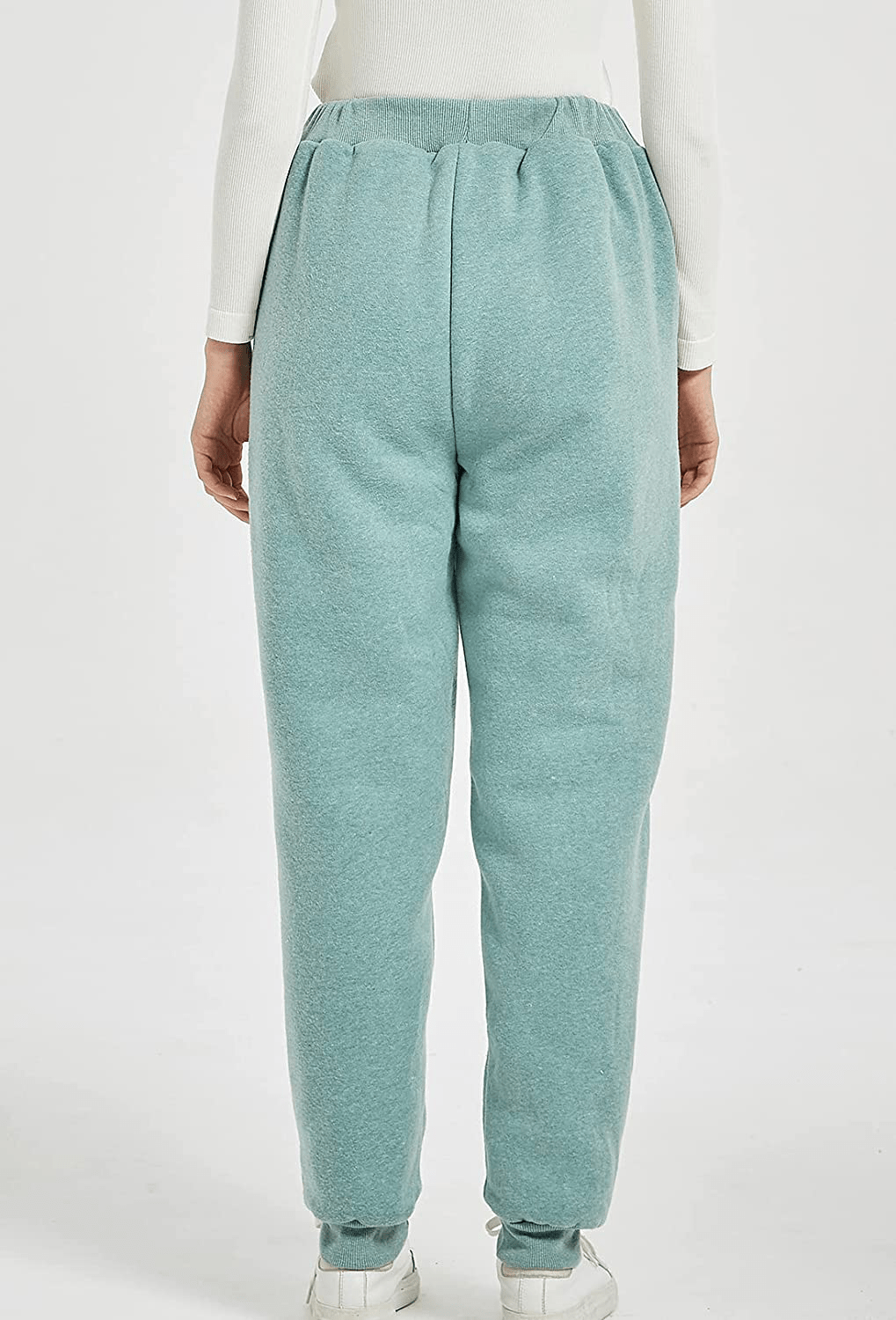 Flygo Women'S Winter Warm Fleece Joggers Pants Sherpa Lined Athletic Active Sweatpants Apparel & Accessories > Clothing > Activewear Kylie Max
