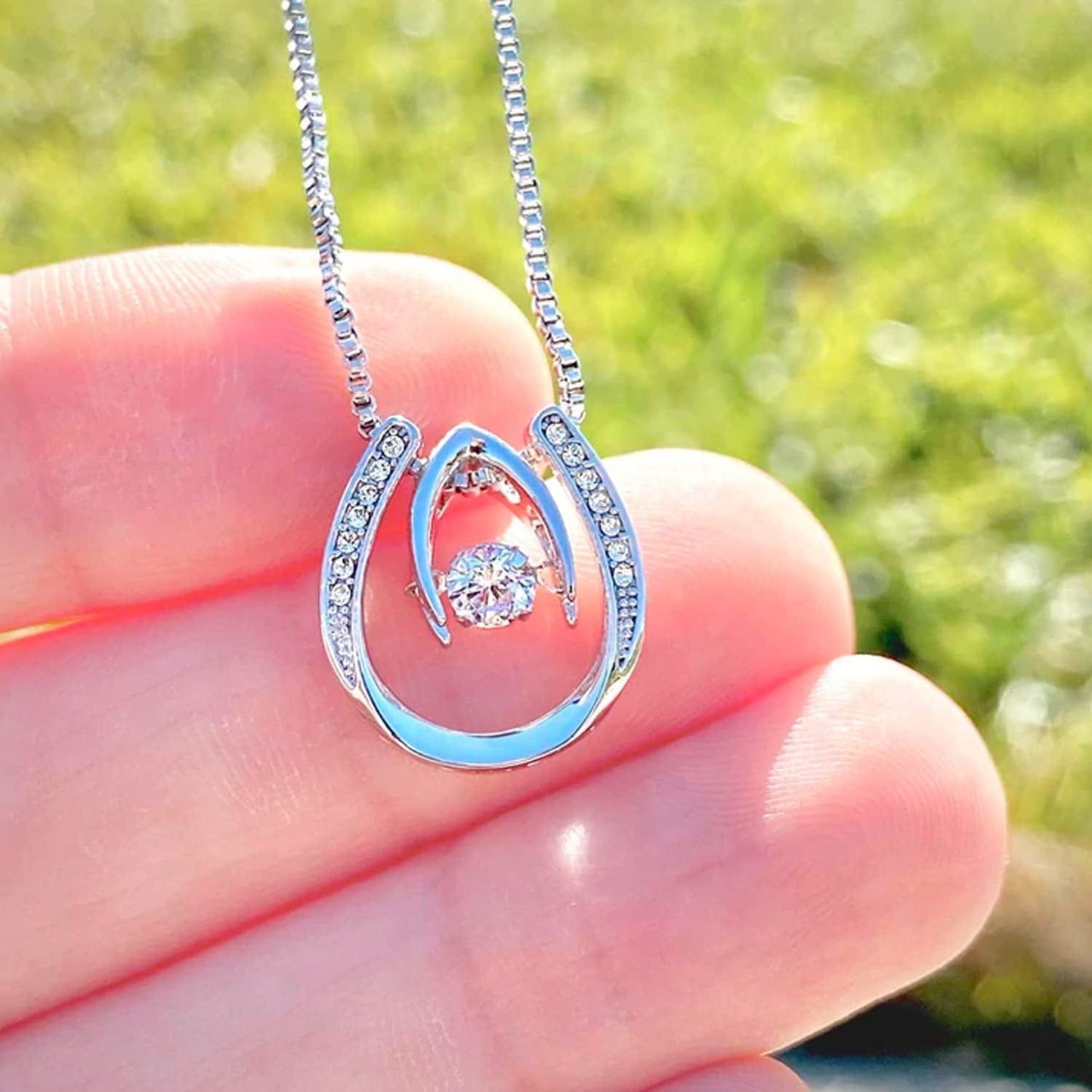 Forever Loved Granddaughter Gifts from Grandma Grandpa Interlocking Hearts Necklace - Granddaughter Necklace Card Message Gifts for Granddaughter with Inspirational Quotes!