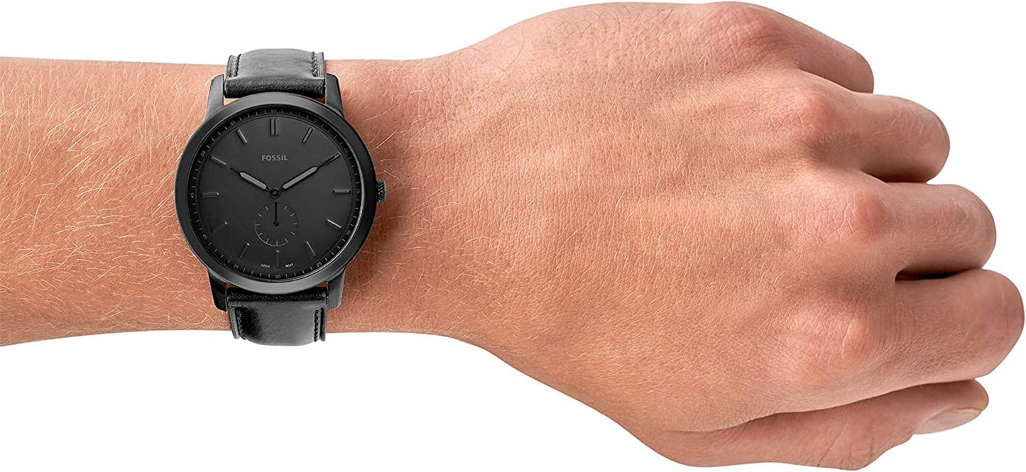 Fossil Men'S Minimalist Stainless Steel Slim Casual Watch