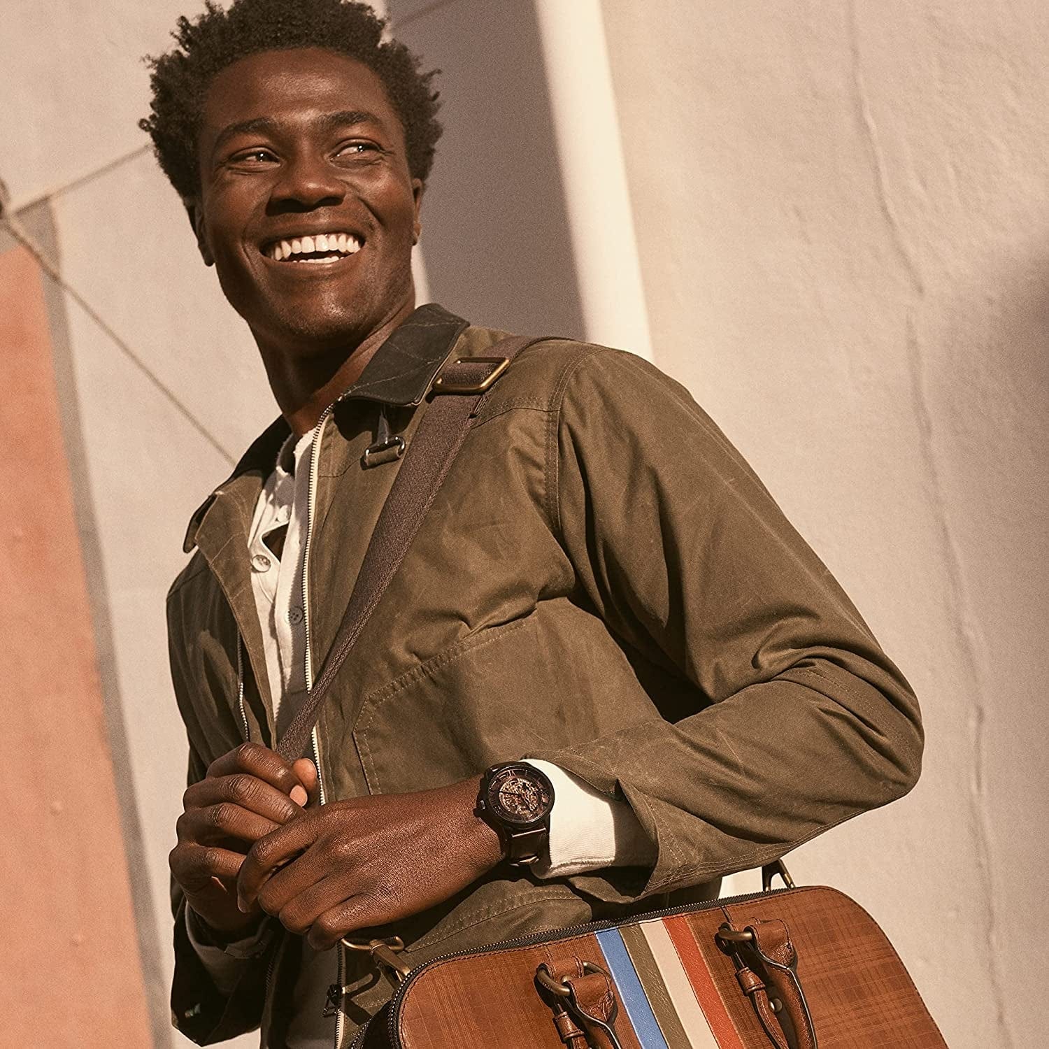 Fossil Men'S Townsman Stainless Steel Mechanical Automatic Watch