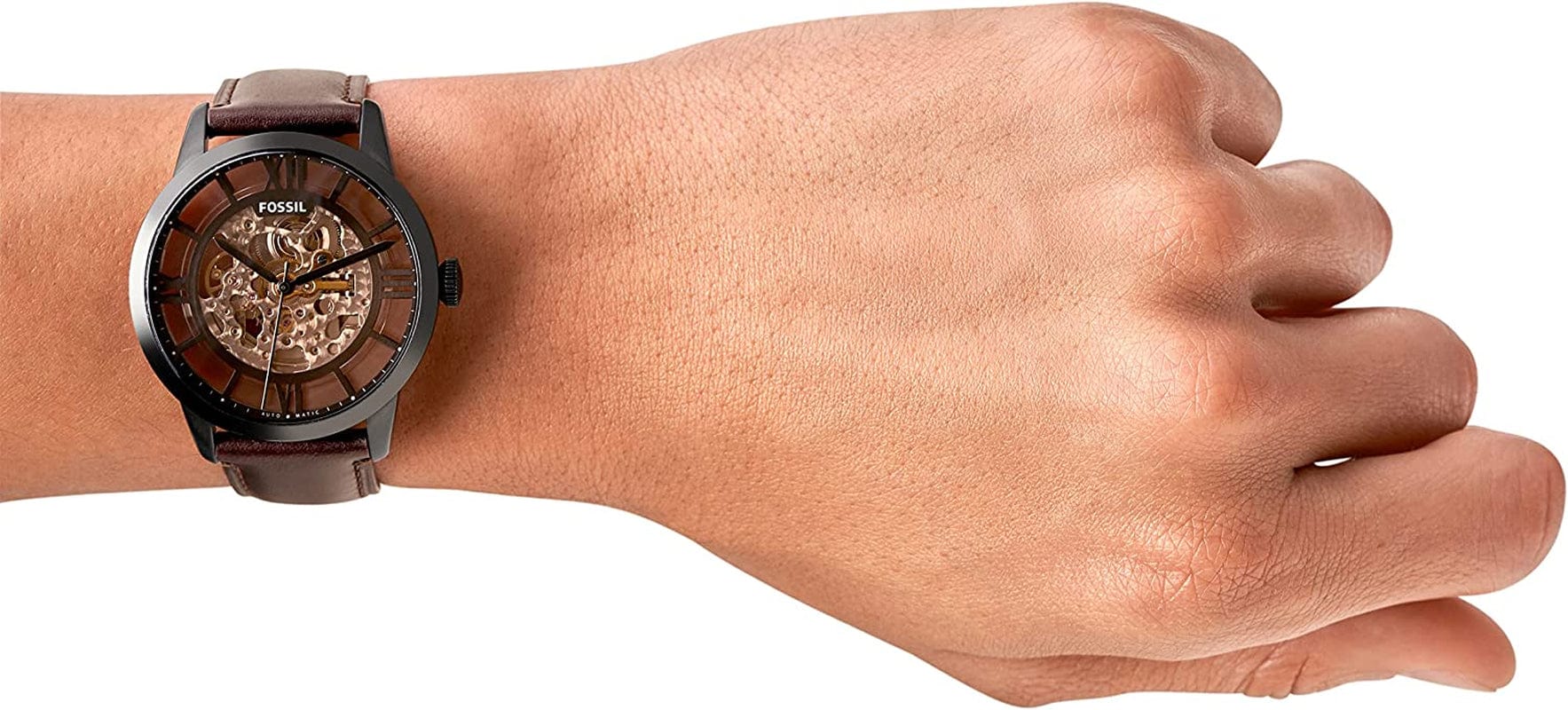 Fossil Men'S Townsman Stainless Steel Mechanical Automatic Watch