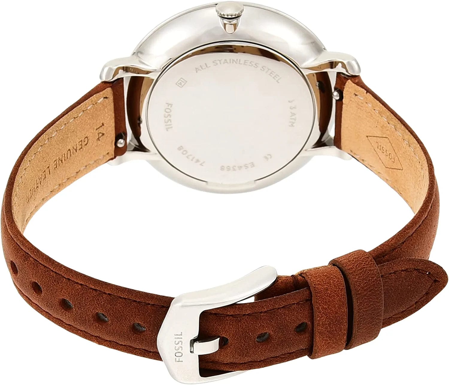 Fossil Women'S Jacqueline Quartz Stainless Steel and Leather Watch