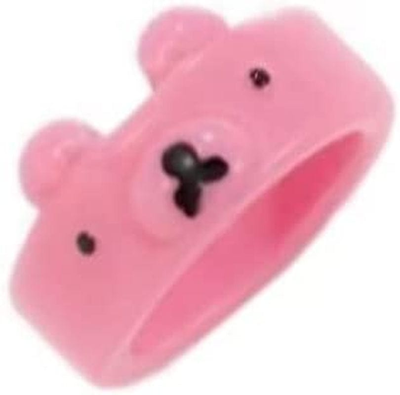 Funny Animal Finger Rings Resin Cute Frog Chick Knuckle Ring Personality Aesthetic Stackable Tail Ring Thumb Band for Women Men(Chick,Orange) (AMX3M07IQMUS) pink1 / one1
