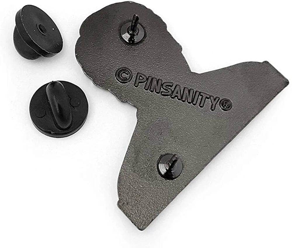 Funny Ron Swanson 'I Regret Nothing' Enamel Lapel Pin