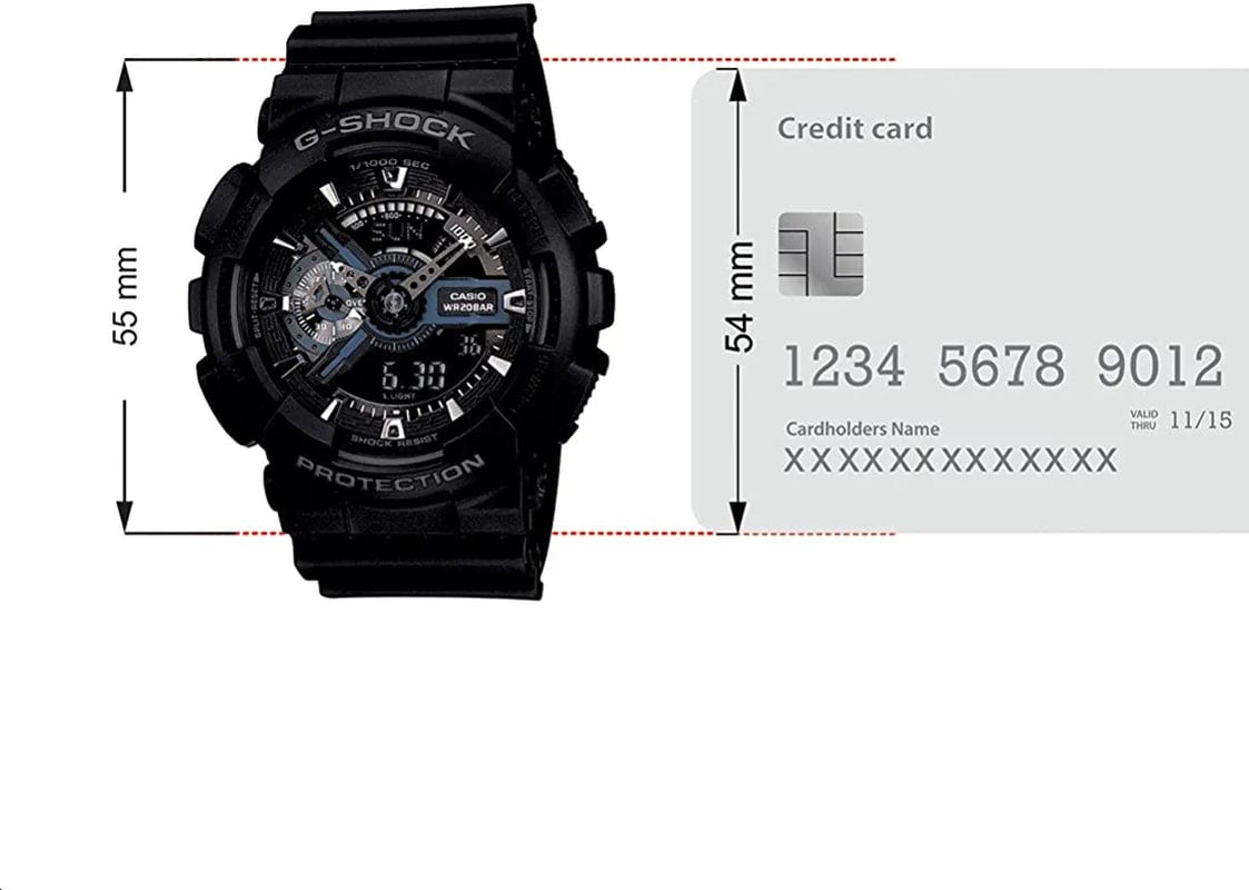G-Shock Ana-Digi World Time Black Dial Men'S Watch #GA110-1B