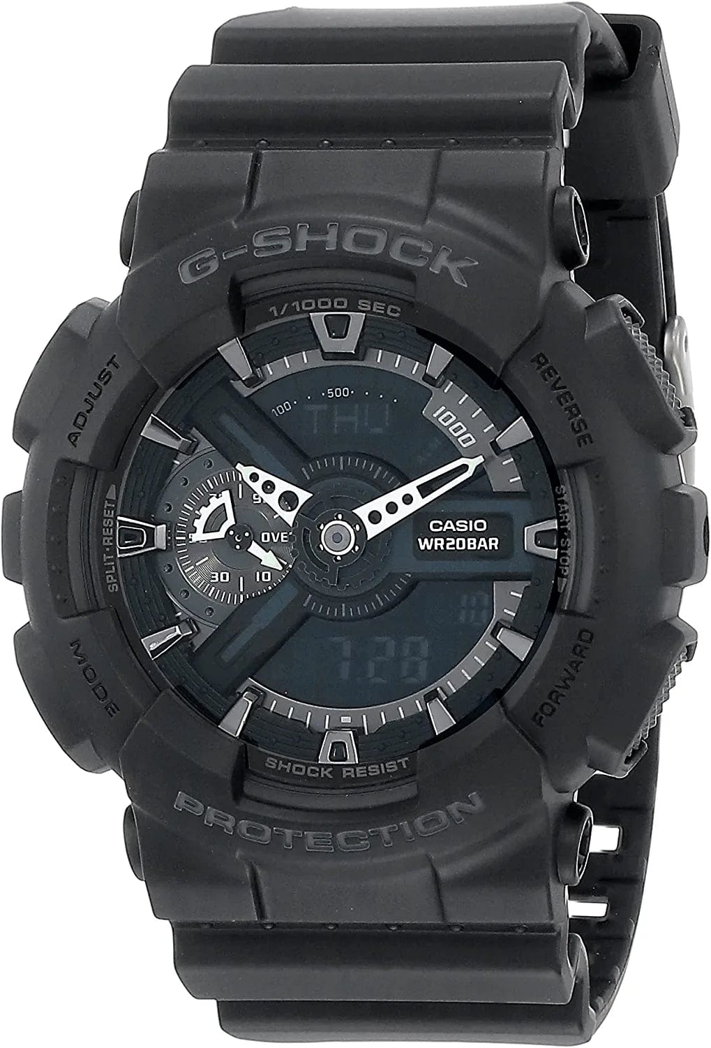 G-Shock Ana-Digi World Time Black Dial Men'S Watch #GA110-1B