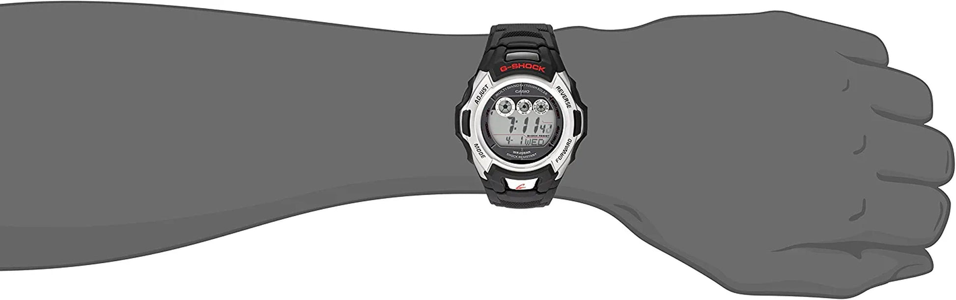 G-Shock Men'S Tough Solar Black Resin Sport Watch