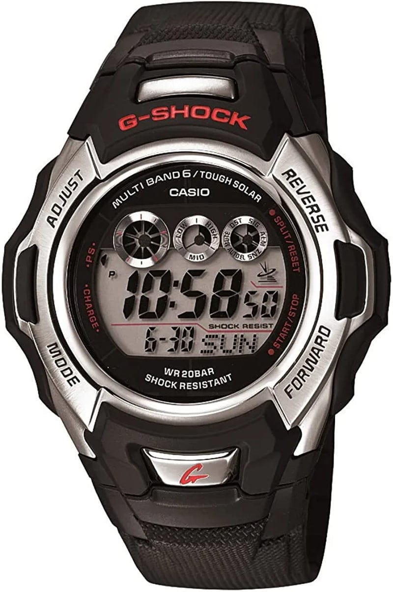 G-Shock Men'S Tough Solar Black Resin Sport Watch Chronograph,Digital