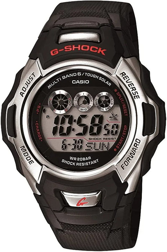 G-Shock Men'S Tough Solar Black Resin Sport Watch Chronograph,Digital