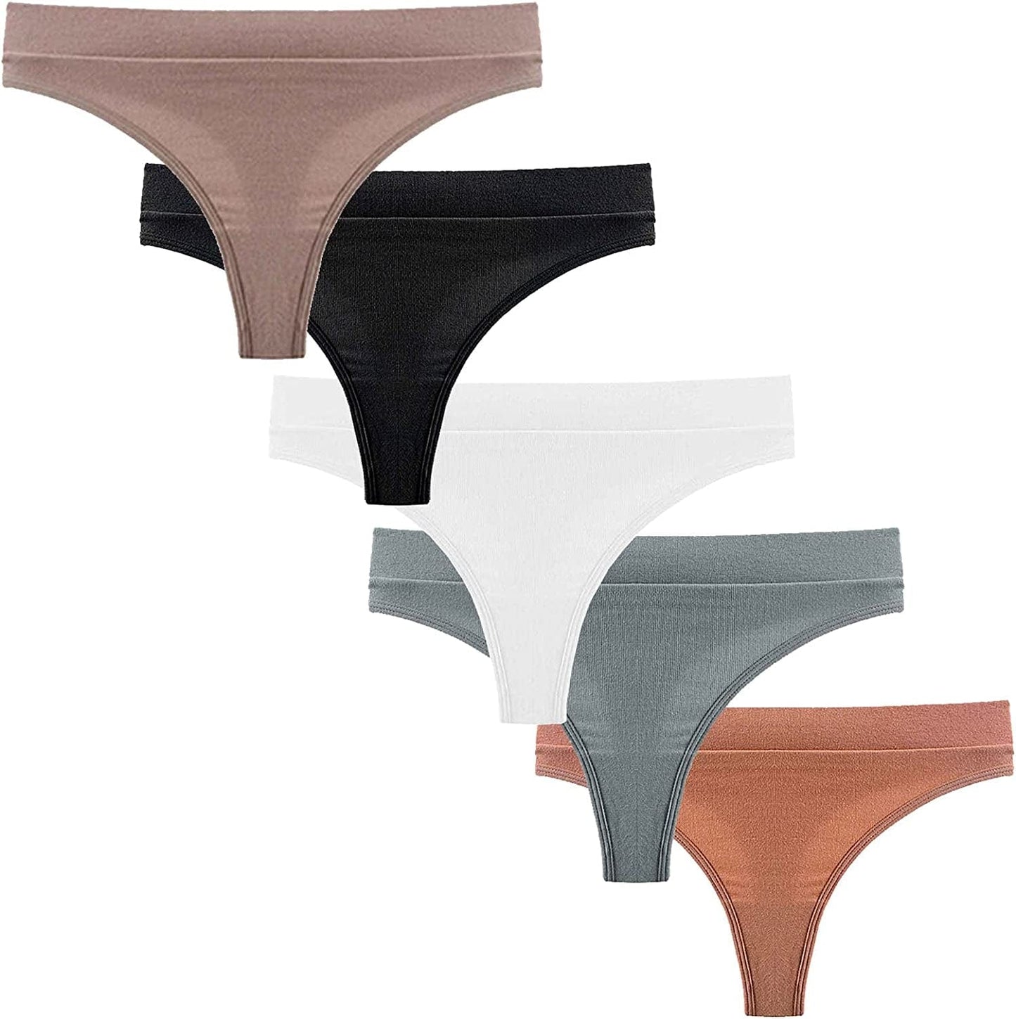 G String Thongs for Women Adjusted Side Tie Panties Lace Seamless Thong Solid Color Tanga 6 Color