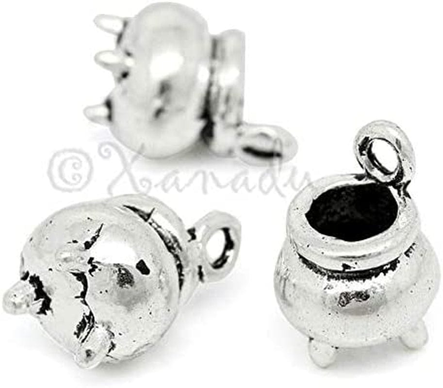 Genericdefghij 20 Pc Witch Cauldron Charm Pendants Halloween Jewelry Making