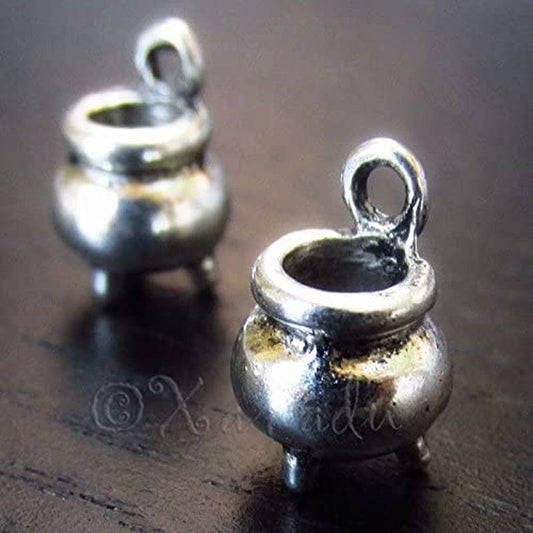 Genericdefghij 20 Pc Witch Cauldron Charm Pendants Halloween Jewelry Making