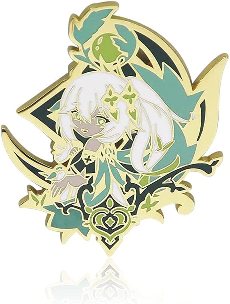 Genshin Impact Hutao Brooch Pin - Hutao Characters Cosplay Enamel Brooch Lapel Pin - Gift for Fans, Women and Girls