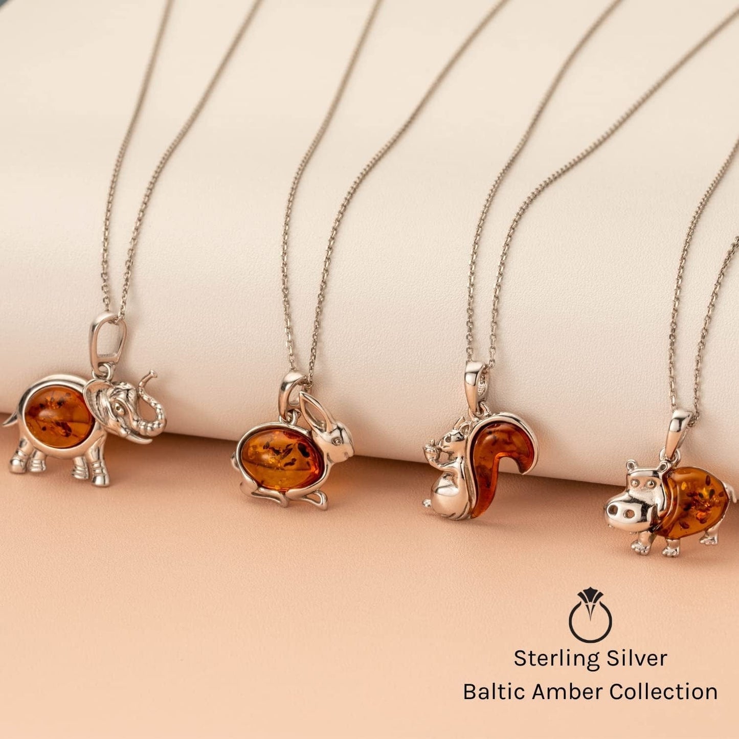 Genuine Baltic Amber Dragonfly Pendant Necklace and Earrings for Women in Sterling Silver, Rich Cognac, Honey and Olive Colors
