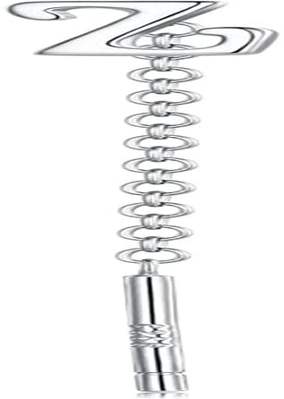 Geometry Women'S Sterling Silver Tassel Drop Earrings Handmade Threader Earrings Asymmetrical Earrings Shape Z Single