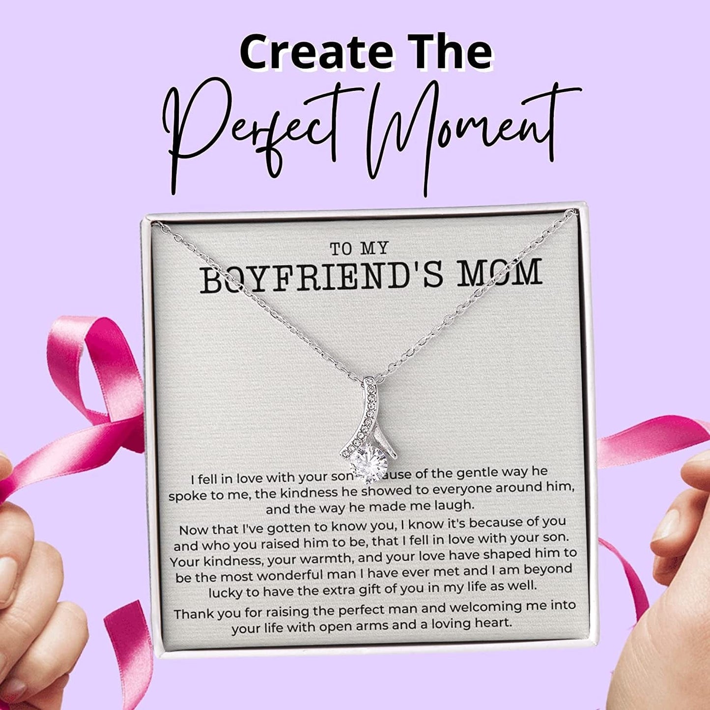 Gift to My Boyfriend'S Mom Necklace with Gift Box 109 Fell in Love-Alluring