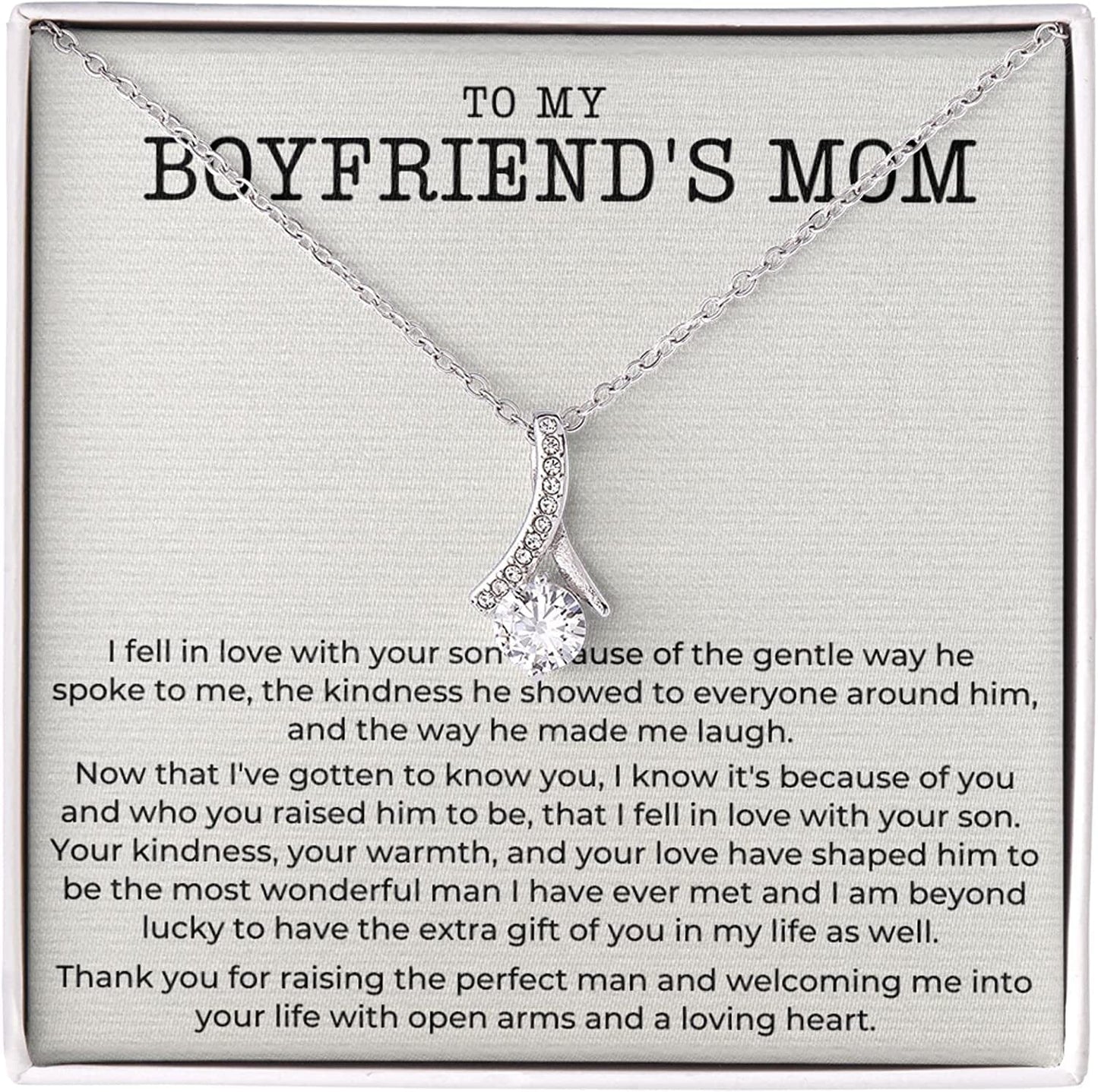 Gift to My Boyfriend'S Mom Necklace with Gift Box 109 Fell in Love-Alluring