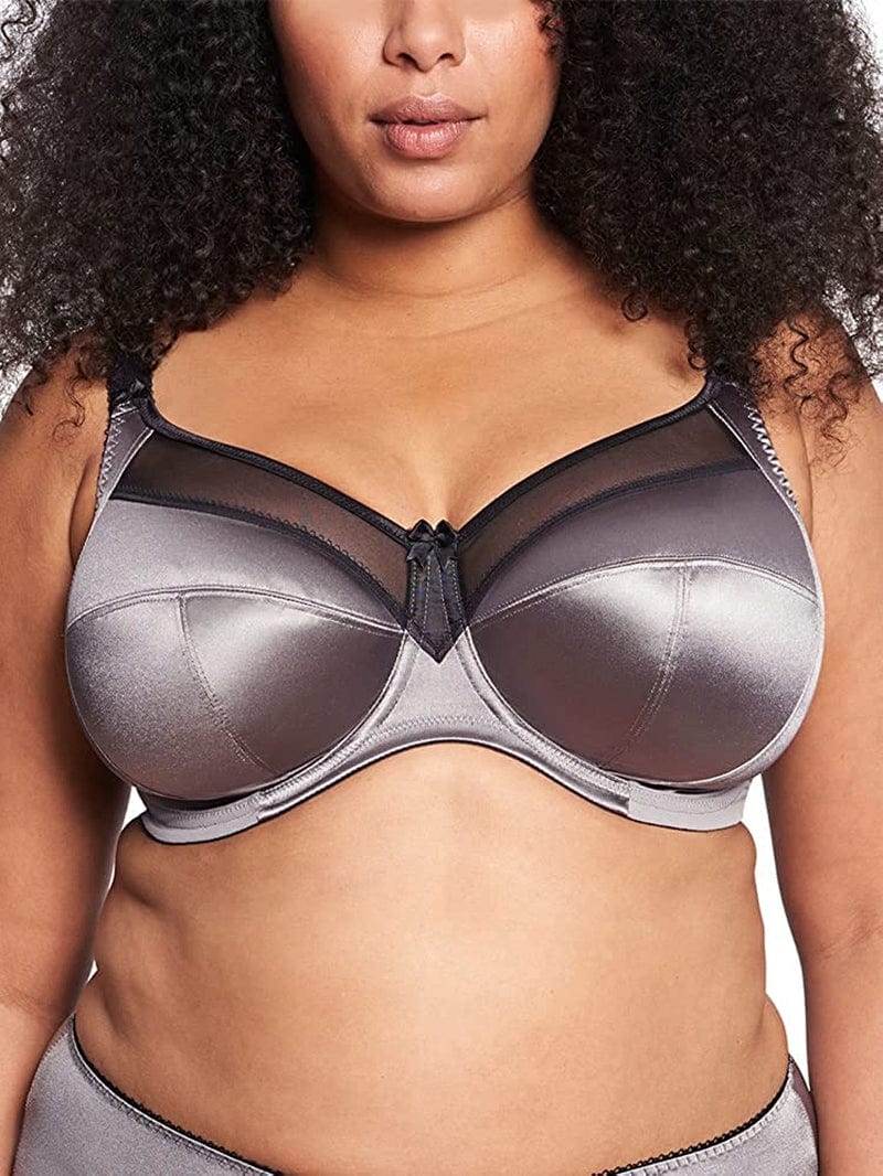 GODDESS Women'S Keira Underwire Banded Bra Titanium / 38I