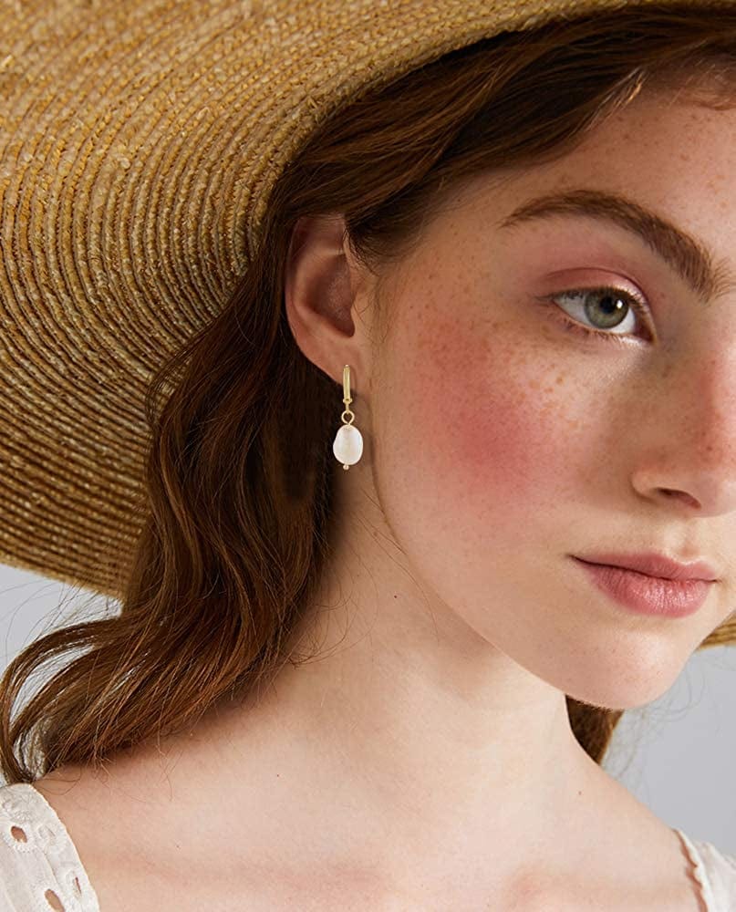 Gold Huggie Small Hoop Earrings with Charm Personalized Snake/Evil Eye/Star/Cross/Lock/Key 18K Gold Plated Crystal Drop Dangle Earrings for Women